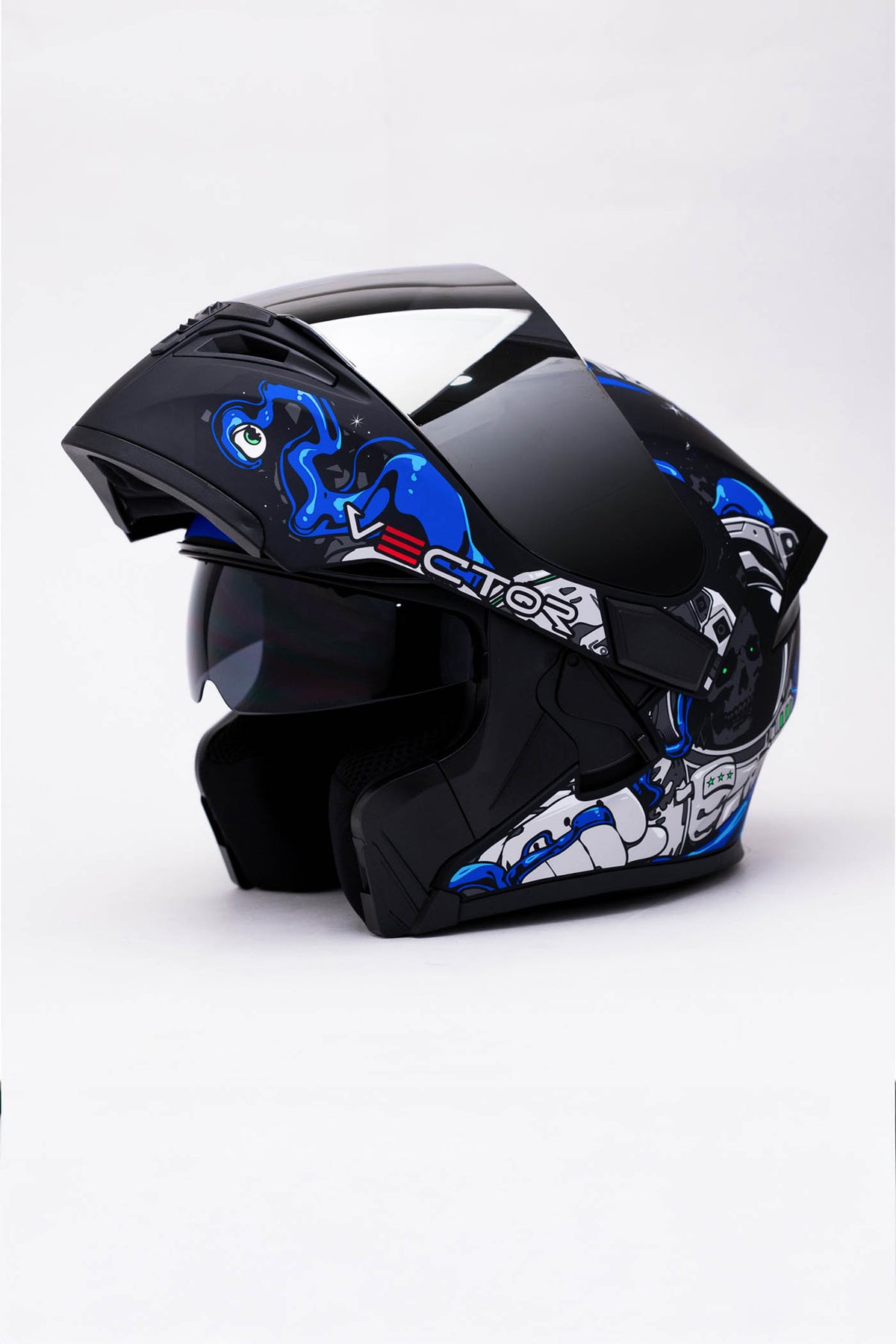 254 BLUE SKELETON – Vector Helmet 254 BLUE SKELETON – Vector Helmet